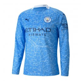 1ª Equipacion Camiseta Manchester City Manga Larga 20-21