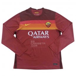 Manga Larga 1ª Equipacion Camiseta Roma 20-21