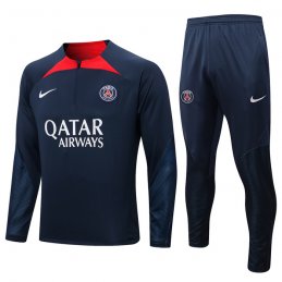 Chandal de Sudadera del Paris Saint-Germain 22-23 Azul Oscuro