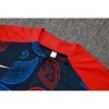 Chandal de Sudadera del Barcelona Nino 2024-25 Azul y Rojo