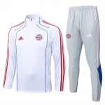 Chandal de Sudadera del Bayern Munich Nino 25-26 Blanco Rojo Chandal de Sudadera del Bayern Munich Nino 25-26 Blanco Rojo