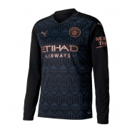 Manga Larga 2ª Equipacion Camiseta Manchester City 20-21