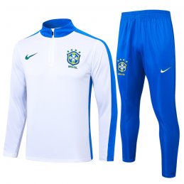 Chandal de Sudadera del Brasil 24-25 Blanco