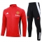 Chandal de Chaqueta del Manchester United Nino 2024-25 Rojo