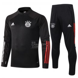 Chandal de Sudadera del Bayern Munich Nino 20-21 Negro