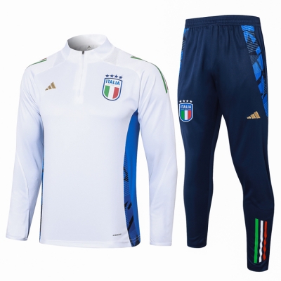 Chandal de Sudadera del Italia Nino 24-25 Blanco