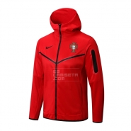 Chaqueta con Capucha del Portugal 22-23 Rojo