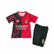 Camiseta Real Madrid Dragon Nino 25-26 Rojo Camiseta Real Madrid Dragon Nino 25-26 Rojo