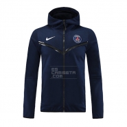 Chaqueta con Capucha del Paris Saint-Germain 2022-23 Azul