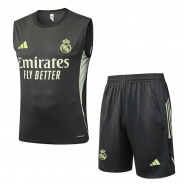 Chandal del Real Madrid Sin Mangas 25-26 Gris Verde Chandal del Real Madrid Sin Mangas 25-26 Gris Verde