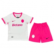 Camiseta Sporting Special Nino 25-26 Blanco Rosa Camiseta Sporting Special Nino 25-26 Blanco Rosa