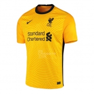 Camiseta Liverpool Portero 20-21 Tailandia Amarillo