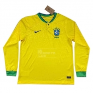 Manga Larga 1ª Equipacion Camiseta Brasil 2022