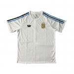 Camiseta Pre Partido del Argentina 2025 Blanco Camiseta Pre Partido del Argentina 2025 Blanco