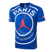 Camiseta de Entrenamiento Paris Saint-Germain Jordan 20/21 Azul