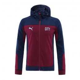 Chaqueta con Capucha del Manchester City 20-21 Rojo