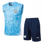 Chandal del Manchester City Sin Mangas 25-26 Azul Chandal del Manchester City Sin Mangas 25-26 Azul