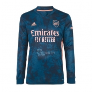 Manga Larga 3ª Equipacion Camiseta Arsenal 20-21