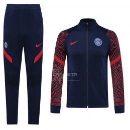 Chandal de Chaqueta del Paris Saint-Germain 20-21 Azul y Rojo