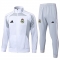 Chandal de Chaqueta del Real Madrid Nino 25-26 Blanco Gris Chandal de Chaqueta del Real Madrid Nino 25-26 Blanco Gris