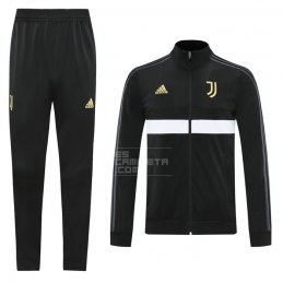 Chandal de Chaqueta del Juventus 20-21 Negro y Blanco