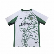 Camiseta Sporting Special 25-26 Tailandia Blanco Verde Camiseta Sporting Special 25-26 Tailandia Blanco Verde
