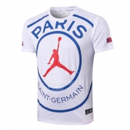 Camiseta de Entrenamiento Paris Saint-Germain Jordan 20/21 Blanco