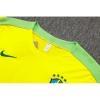 Chandal del Brasil Manga Corta 2024-25 Amarillo - Pantalon Corto