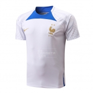 Camiseta de Entrenamiento Francia 22-23 Blanco