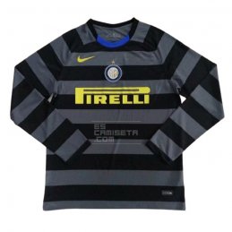 Manga Larga 3ª Equipacion Camiseta Inter Milan 20-21