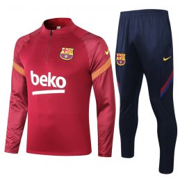 Chandal de Sudadera del Barcelona 20-21 Rojo