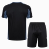 Chandal del Manchester United Manga Corta 2024-25 Negro - Pantalon Corto