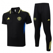 Conjunto Polo del Manchester United 25-26 Negro Amarillo Conjunto Polo del Manchester United 25-26 Negro Amarillo