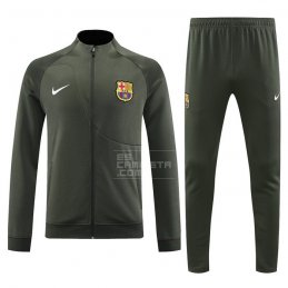 Chandal de Chaqueta del Barcelona 2023-24 Verde