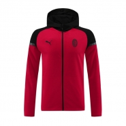 Chaqueta con Capucha del AC Milan 24-25 Rojo