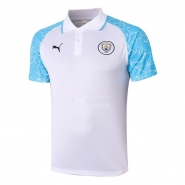 Camiseta Polo del Manchester City 20-21 Blanco