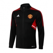 Chaqueta del Manchester United 22-23 Negro y Rojo