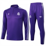 Chandal de Sudadera del Real Madrid Nino 25-26 Purpura Chandal de Sudadera del Real Madrid Nino 25-26 Purpura