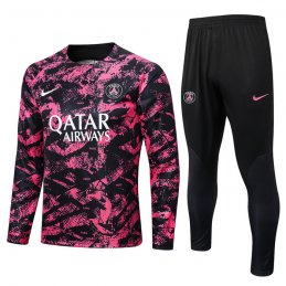 Chandal de Sudadera del Paris Saint-Germain 22-23 Negro y Rosa