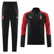 Chandal de Chaqueta del AC Milan 2020-21 Negro y Rojo