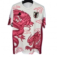 Camiseta Japon Dragon 25-26 Tailandia Blanco Rojo Camiseta Japon Dragon 25-26 Tailandia Blanco Rojo