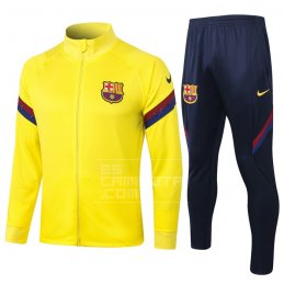 Chandal de Chaqueta del Barcelona 20/21 Amarillo