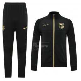 Chandal de Chaqueta del Barcelona 20-21 Negro