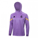 Chaqueta con Capucha del Real Madrid 24-25 Purpura