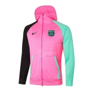 Chaqueta con Capucha del Barcelona 20-21 Rosa