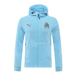 Chaqueta con Capucha del Olympique Marsella 22-23 Azul