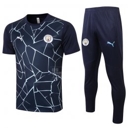 Chandal del Manchester City Manga Corta 20-21 Azul