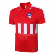 Camiseta Polo del Atletico Madrid 20/21 Rojo