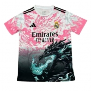 Camiseta Real Madrid Dragon 25-26 Tailandia Rosa Negro Camiseta Real Madrid Dragon 25-26 Tailandia Rosa Negro