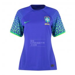 2a Equipacion Camiseta Brasil Mujer 2022